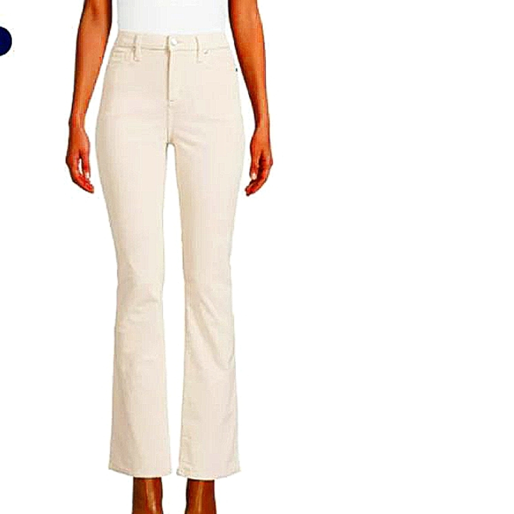 Slimming wide leg Time & Tru Women's High Rise Bootcut Jeans stretchy work comfy
